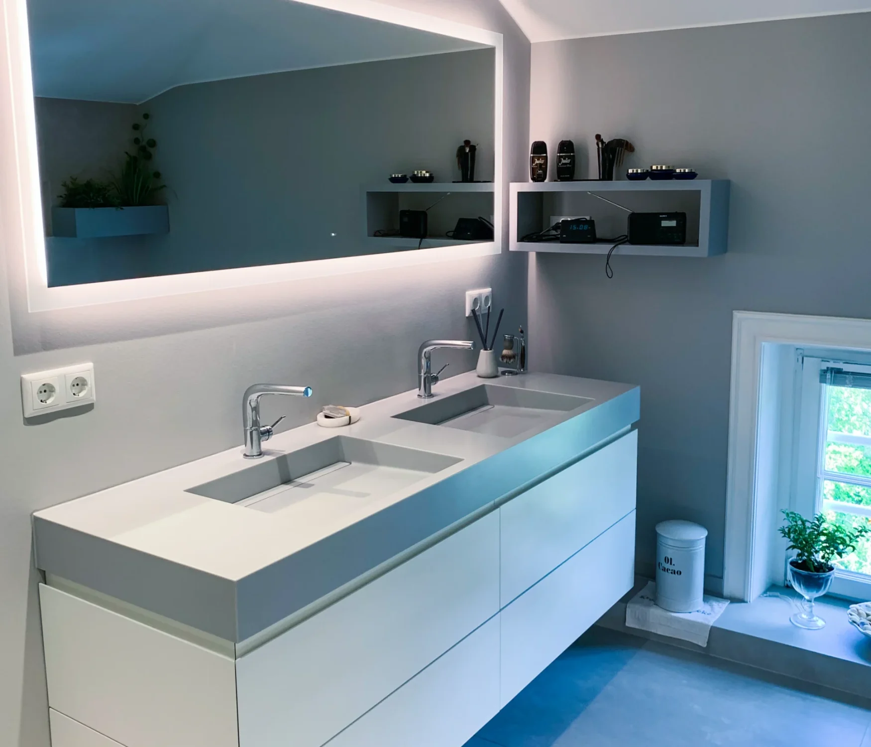 Altersgerechtes Badezimmer mit Stil in Blankenese - nachher 01