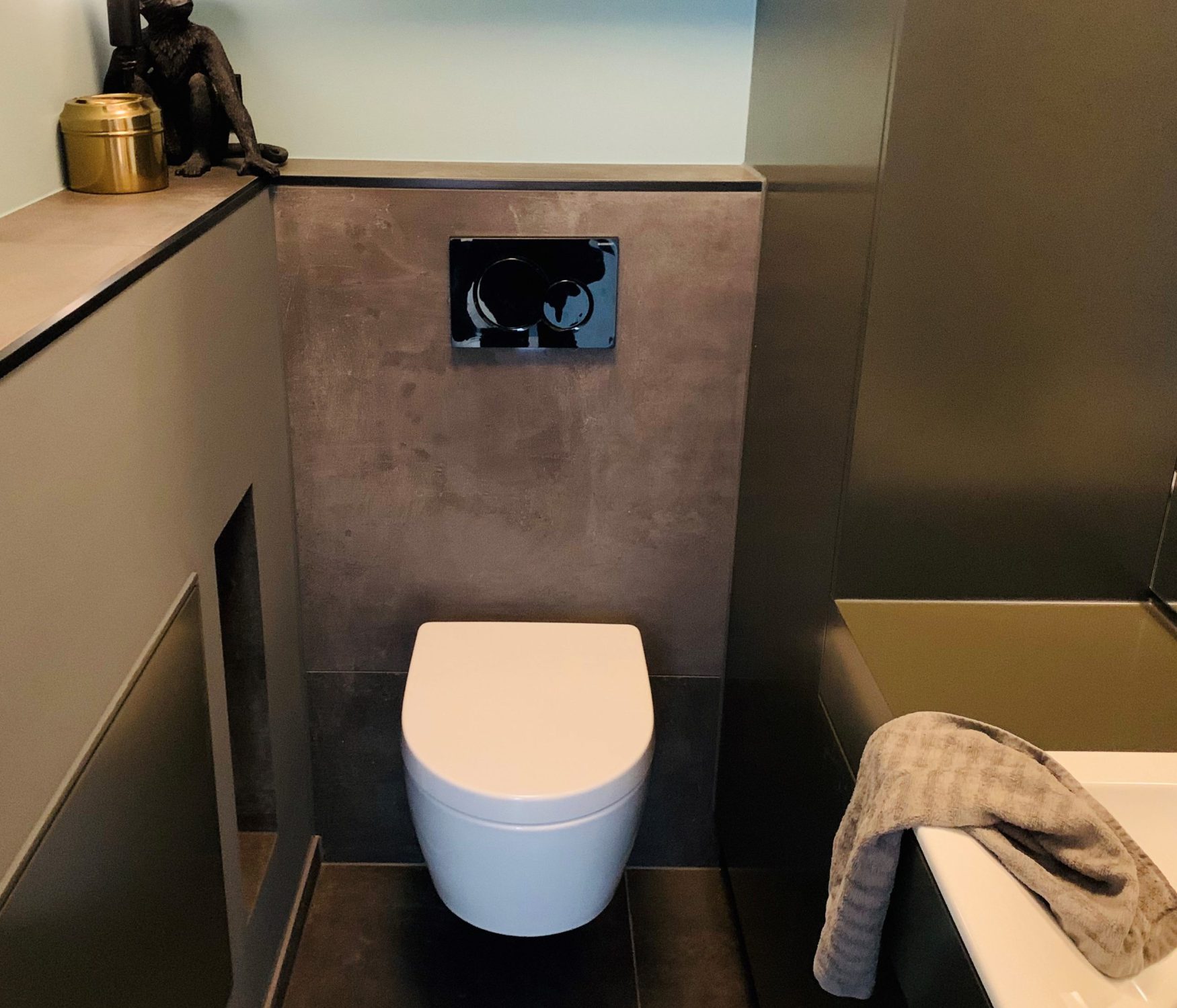 Referenz - Gäste-WC im Boho-Style in Hamburg Mundsburg -02- nachher